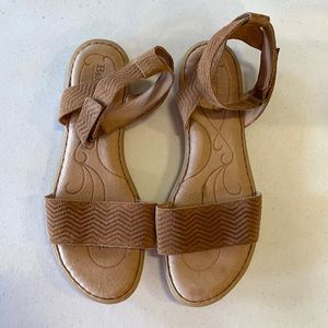 Brown Born sandals, size 10